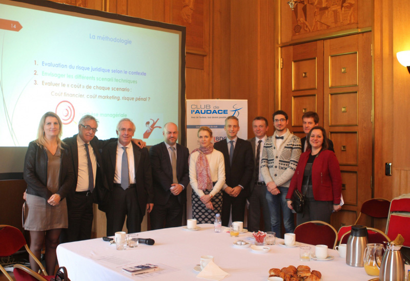 15 décembre 2015 : petit-déjeuner du Club de l’Audace avec Jean-Marc ALLOUËT, Associé  du cabinet d’expertise comptable BDO; Isabelle RENARD, Avocat Associée au sein du cabinet IRenard AVOCATS et le hacker Super BENOIT