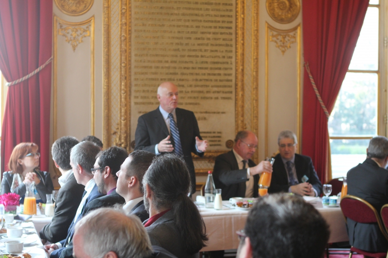 15 mars 2016 - Petit déjeuner organisé au Sénat