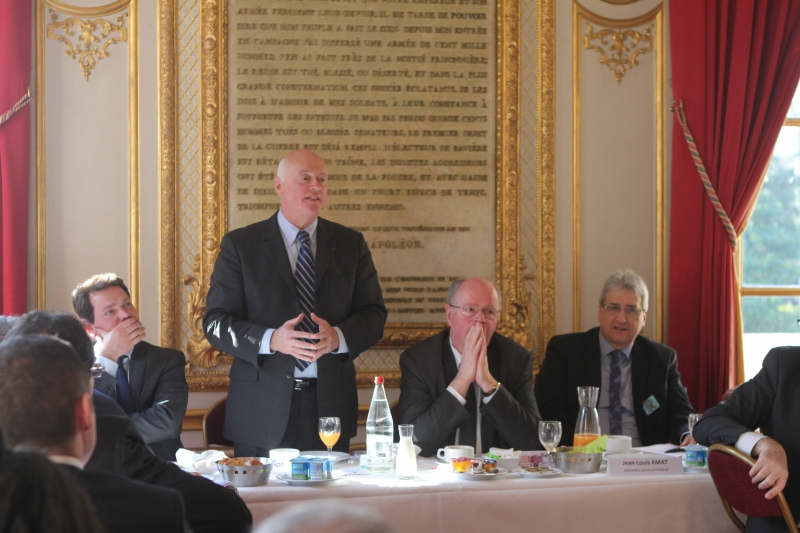 15 mars 2016 - Petit déjeuner organisé au Sénat
