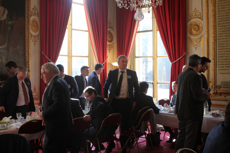 15 mars 2016 - Petit déjeuner organisé au Sénat