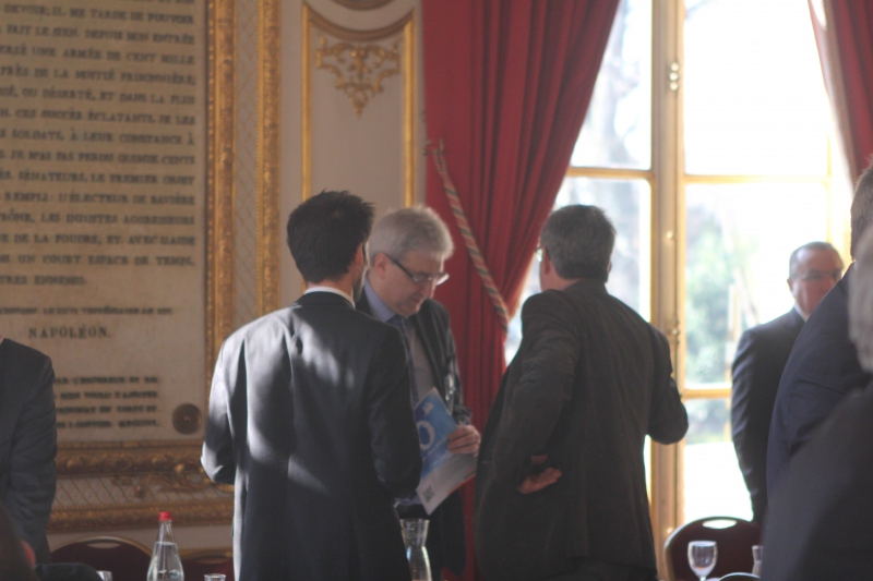 15 mars 2016 - Petit déjeuner organisé au Sénat