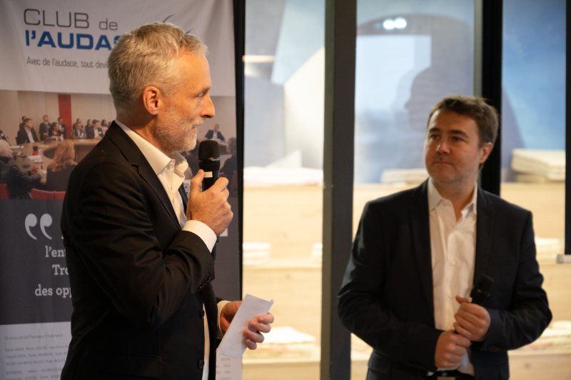 petit déjeuner avec Frédéric MAZZELLA