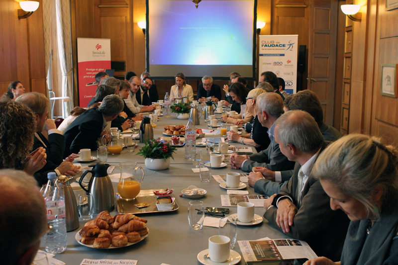 Petit-déjeuner du Club de l’Audace avec Mercedes ERRA