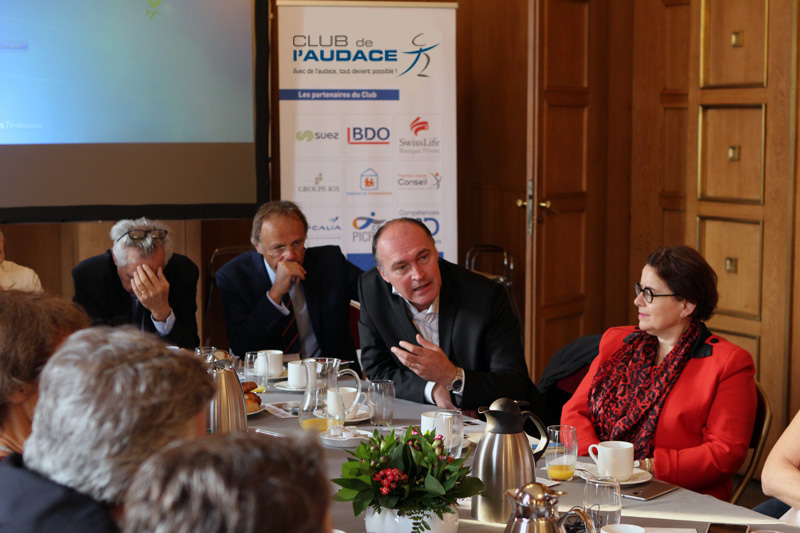 Petit-déjeuner du Club de l’Audace avec Mercedes ERRA