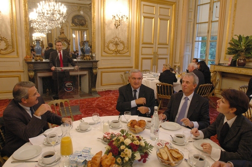 Petit déjeuner du Club de l'Audace avec Jean-Pierre Raffarin