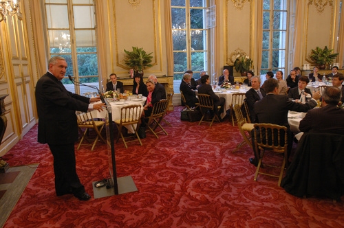 Petit déjeuner du Club de l'Audace avec Jean-Pierre Raffarin