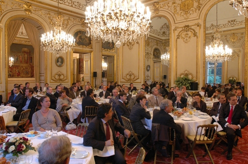 Petit déjeuner du Club de l'Audace avec Jean-Pierre Raffarin