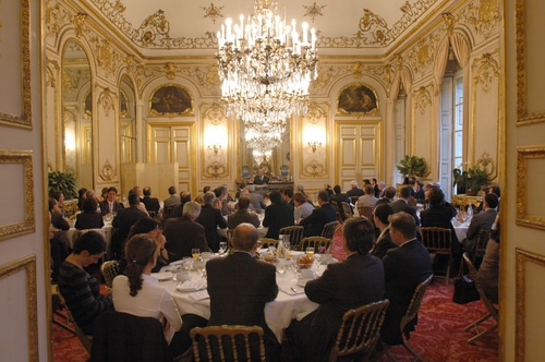 Petit déjeuner du Club de l'Audace avec Jean-Pierre Raffarin