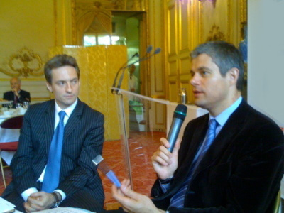 Petit déjeuner du Club de l'Audace avec Laurent Wauquiez