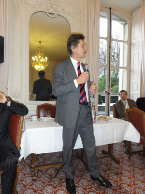 Petit déjeuner du Club de l'Audace avec Nicolas de Tavernost