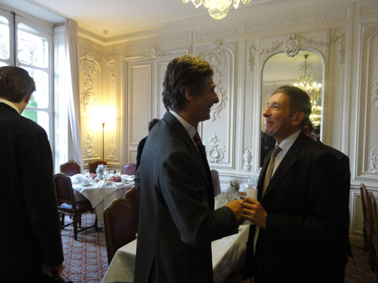 Petit déjeuner du Club de l'Audace avec Nicolas de Tavernost