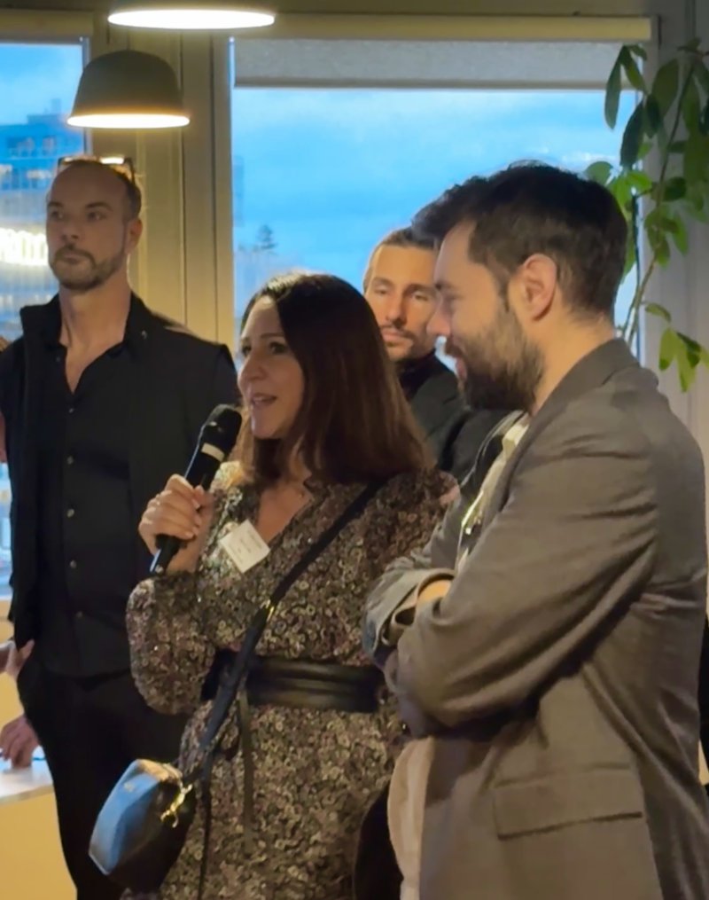 Petit déjeuner avec Anne de GUIGNE