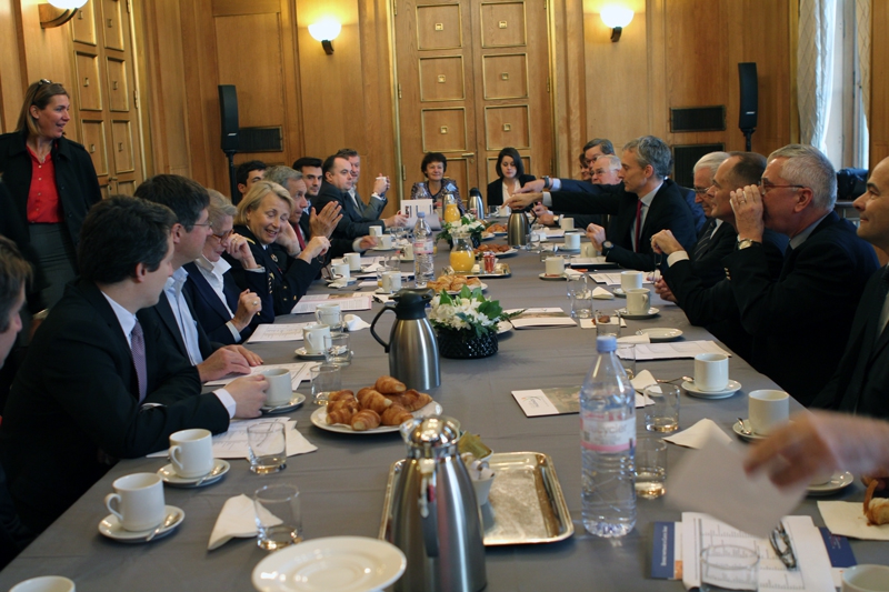 Petit-déjeuner du Club de l’Audace avec le général d’armée aérienne (2s) Jean-Paul PALOMEROS