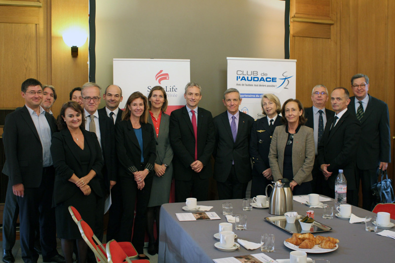 Petit-déjeuner du Club de l’Audace avec le général d’armée aérienne (2s) Jean-Paul PALOMEROS