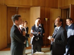 16 juin 2009 : petit-déjeuner du Club de l’Audace chez SwissLife avec Eric WOERTH, ministre du Budget, des comptes publics et de la fonction publique