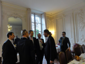 9 décembre 2010 : petit-déjeuner du Club de l’Audace à l’Assemblée nationale avec Nicolas de TAVERNOST, président du groupe M6