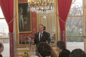 3 mars 2012 : petit-déjeuner du Club de l’Audace au Sénat avec Olivier BUQUEN, délégué interministériel à l’Intelligence Economique