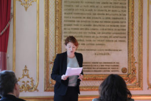 4 mai 2011 : petit-déjeuner du Club de l’Audace au Sénat avec Muriel MAYETTE, comédienne, metteur en scène, administrateur général de la Comédie-Française