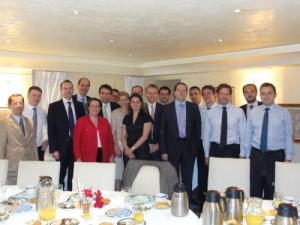 Petit déjeuner organisé à l’Hôtel de Brienne (Ministère de la Défense) dans le cadre du club informel des Essec évoluant en politique.