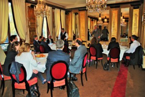 Petit déjeuner organisé au Fouquet’s à Paris pour présenter l’International Private Equity Market – IPEM