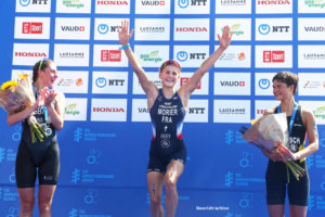 Emilie MORIER, triathlète, 23 ans, championne du monde U23 en 2019, championne du monde en relais mixte en 2019, membre de la Team Hope