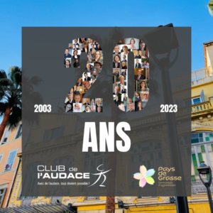 Le Club de l’Audace a fêté ses 20 ans à Grasse le 13 novembre 2023 !